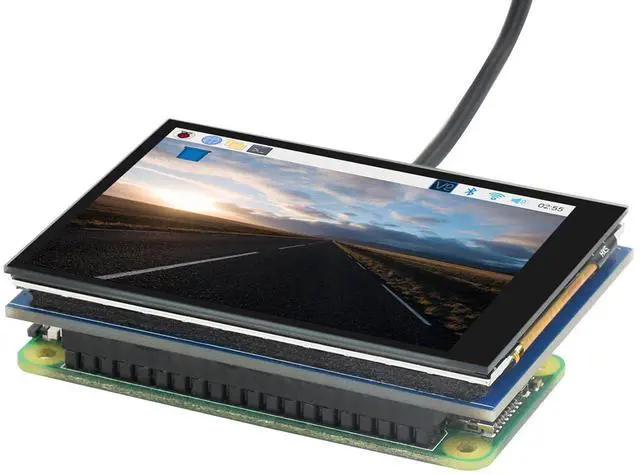 Alt view image 4 of 5 - waveshare 2.8inch DPI LCD for Raspberry Pi 5/ 4B/Raspberry Pi 3B+/3B/2B/Raspberry Pi Zero W/Zero WH/Zero 2W/ Zero 2WH, 480×640 Pixel IPS Capacitive Touch Screen