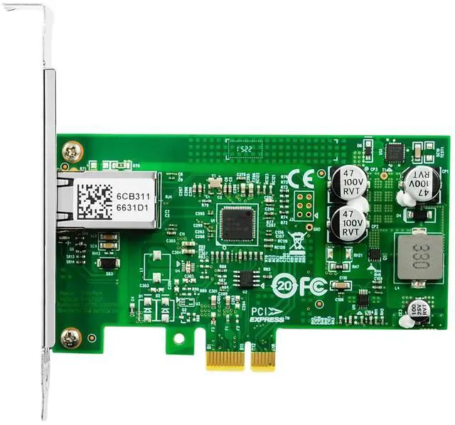 Alt view image 3 of 5 - 10/100/1000Mbps GigE Interface Card 802.3at Single-Port RJ45 Gigabit PoE+ Network Card Based on Intel I210 Chip, PCI-E Ethernet LAN Adapter, PCI Express X1 Gigabit Vision Frame Grabber Card
