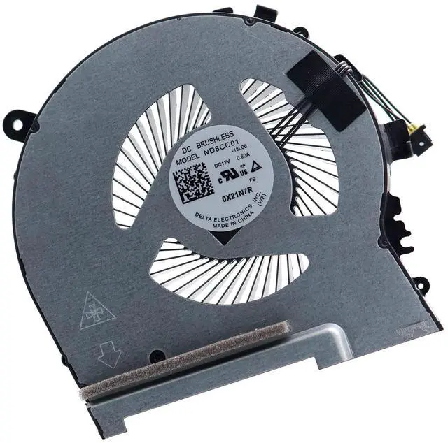Alt view image 5 of 5 - Deal4GO CPU Cooling Fan w/GPU Cooler L57330-001 L64443-001 Replacement for H P Omen 15-DH 15T-DH 15-DH1070WM 15-DH0111TX 15-DH002NR 15-DH0015NR