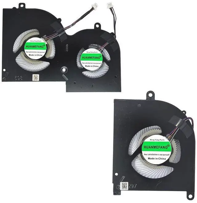 Main image of HUANMEFANG Replacement New CPU and GPU Cooling Fan for Creator Z16 A11UET MS-1571 1572 BS5405HS-U4W DC5V 1A Fan