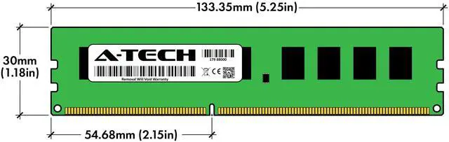Alt view image 3 of 4 - A-Tech Server 16GB Kit (2 x 8GB) 2Rx8 PC3L-12800E DDR3 1600MHz ECC Unbuffered UDIMM 240-Pin Dual Rank DIMM 1.35V Workstation Server Memory RAM Upgrade Stick Modules (A-Tech Enterprise Series)
