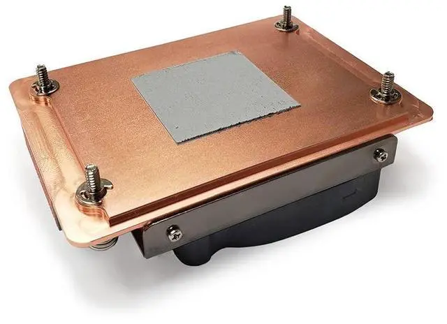 Alt view image 3 of 3 - Dynatron A42 1U Copper with Skived Fin Heatsink and Side Blower for AMD AM4/AM5 Socket