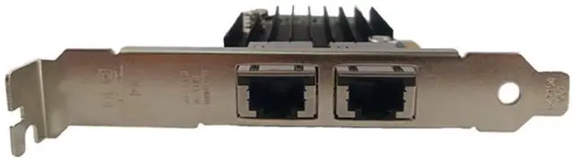 Alt view image 4 of 5 - 10gb PCIE x4/x8/x16 Ethernet Converged Network Adapter X550T2 Copper Dual RJ45 Port LAN Card NIC Compatible with Intel X550T2 10GBase-T X550AT Server Support Windows Server/Windows/Linux/VMware ESXi