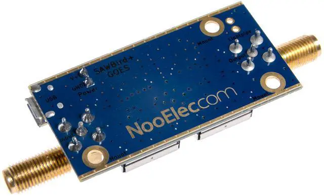 Alt view image 5 of 5 - NooElec SAWbird+ GOES Barebones - Premium Saw Filter & Cascaded Ultra-Low Noise LNA Module for NOAA (GOES/LRIT/HRIT/HRPT) Applications. 1688MHz Center Frequency