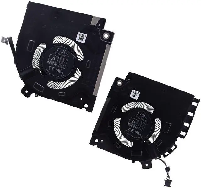 Alt view image 4 of 5 - Deal4GO 5V Main CPU Cooling Fan 82VD4 082VD4 w/Graphics GPU Fan Set V0G61 0V0G61 Replacement for Dell Alienware X15 R1 (with RTX 3070)