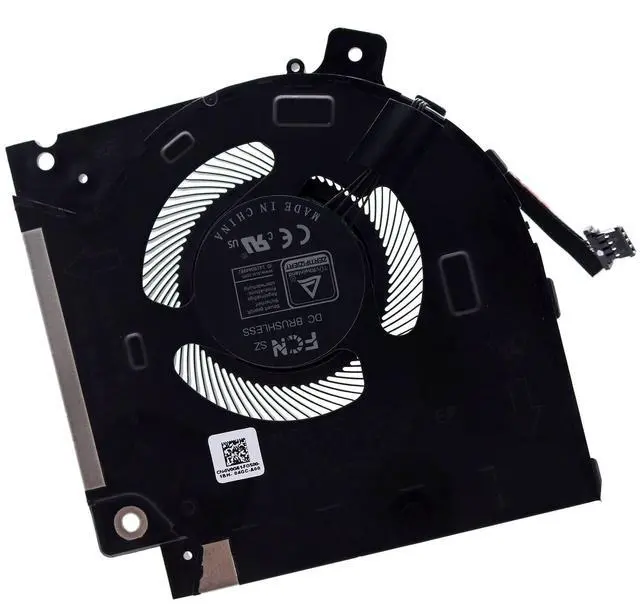 Alt view image 5 of 5 - Deal4GO 5V Main CPU Cooling Fan 82VD4 082VD4 w/Graphics GPU Fan Set V0G61 0V0G61 Replacement for Dell Alienware X15 R1 (with RTX 3070)