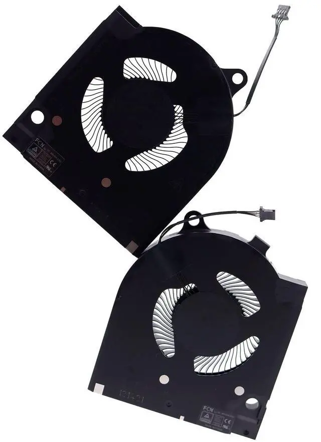 Alt view image 3 of 5 - Deal4GO 12V/1A CPU Cooling Fan EG75071S1-C180-S9A w/Graphics GPU Fan EG75071S1-C190-S9A Replacement for Dell G15 5520 2022 (with RTX3070)