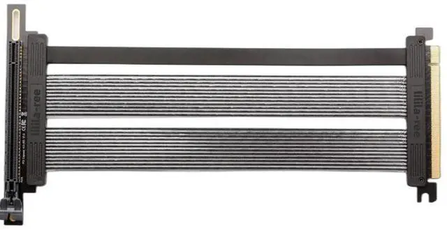 Main image of PCIe 4.0 Riser Cable, GEN 4 x16 PCI Express Riser Extender, Flexible High Speed GUP Riser Adapter for Graphics Card Vertical Mount [ PCIE 4.0 ] [ 20cm & 90° ]