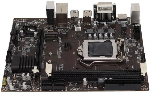 Alt view image 3 of 5 - Luqeeg CPU Motherboard, B85 Desktop Computer Motherboard, 2 x DDR3 1600/1333/1066 MHZ, M.2 Hard Disk 1150 Pin CPU Interface Card