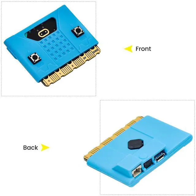 Alt view image 4 of 5 - KEYESTUDIO Basic Starter Kit for BBC Micro bit V2, Graphical Programming Built-in Compass, Buttons, LED Matrix Display + Battery Holder & USB Cable for Microbit