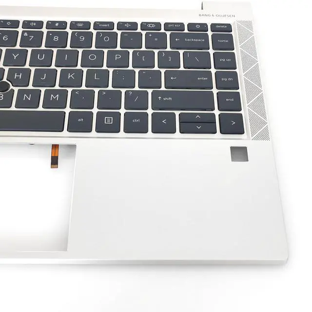 Alt view image 3 of 5 - Jxjslp Replacement Upper Case Palmrest for HP Elitebook 840 G7 G8 845 G7 G8 745 G7 G8 Series Laptop Top Cover Backlit Keyboard Assembly US Layout M36312-001 Silver