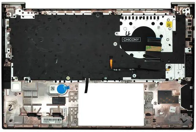 Alt view image 2 of 5 - Jxjslp Replacement Upper Case Palmrest for HP Elitebook 840 G7 G8 845 G7 G8 745 G7 G8 Series Laptop Top Cover Backlit Keyboard Assembly US Layout M36312-001 Silver