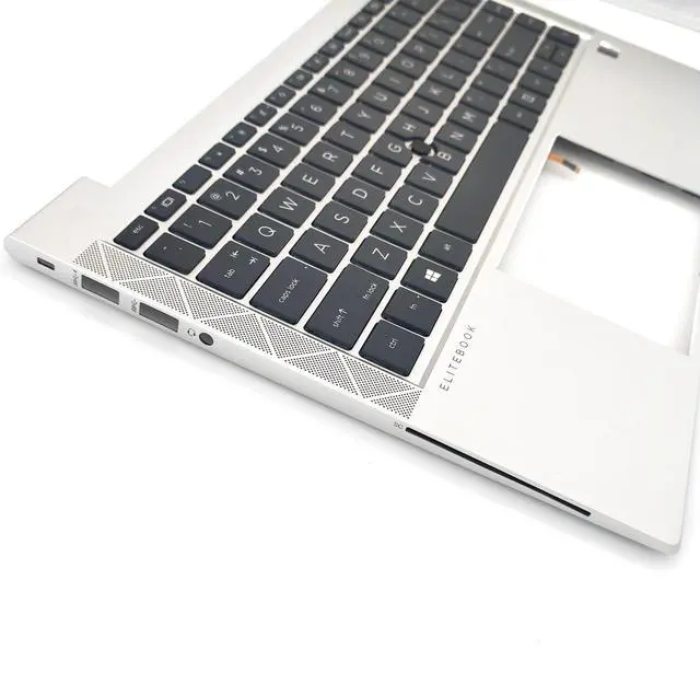 Alt view image 4 of 5 - Jxjslp Replacement Upper Case Palmrest for HP Elitebook 840 G7 G8 845 G7 G8 745 G7 G8 Series Laptop Top Cover Backlit Keyboard Assembly US Layout M36312-001 Silver