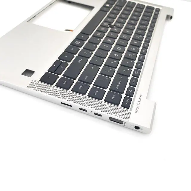 Alt view image 5 of 5 - Jxjslp Replacement Upper Case Palmrest for HP Elitebook 840 G7 G8 845 G7 G8 745 G7 G8 Series Laptop Top Cover Backlit Keyboard Assembly US Layout M36312-001 Silver