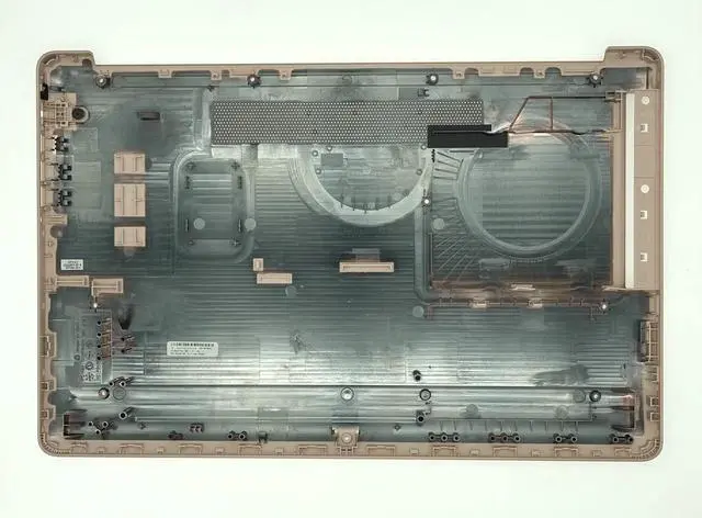 Alt view image 2 of 5 - Replacement Bottom Case Base Enclosure Lower Cover for HP 17-by 17T-by 17-CA 17Z-CA 17.3" Laptop L56246-001 6070B1617801 Pale Rose Gold