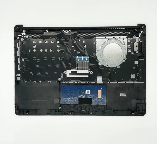 Alt view image 2 of 5 - Replacement Upper Case Palmrest for HP 14-CM 14-CK 14T-CM 14Z-CM 14-dg 14q-cs 14q-cy Series Laptop Keyboard Assembly Top Cover Touchpad L23239-001 L48210-001 Jet Black