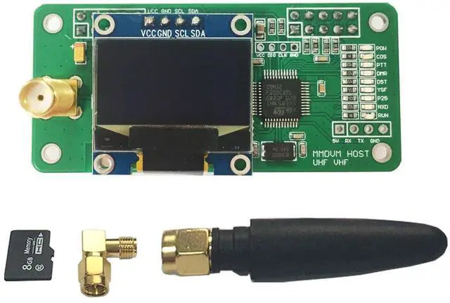 Main image of Mokxihit MMDVM Hotspot Board Digital Voice Modem Support DMR DSTAR YSF P25 NXDN for Raspbery P Zero W 2w Pi 1 2 3 B Series Two Colors OLED(Board OLED)
