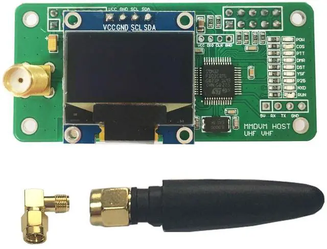 Alt view image 4 of 5 - Mokxihit MMDVM Hotspot Board Digital Voice Modem Support DMR DSTAR YSF P25 NXDN for Raspbery P Zero W 2w Pi 1 2 3 B Series Two Colors OLED(Board OLED)
