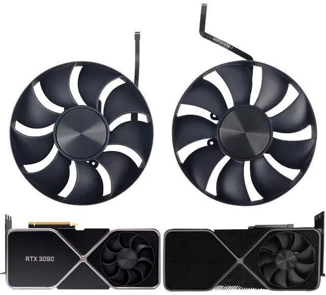 Main image of 110mm Cooling Fan Replacement for Nvidia RTX 3090 FE 3090FE 3090Ti Founders Edition Graphics Card Fan (Fan-AB)