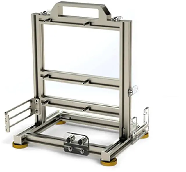 Main image of Aluminum Alloy Open Case Gaming Computer Chassis Desktop Bracket Water Cooling Box Itx Personality Creativity