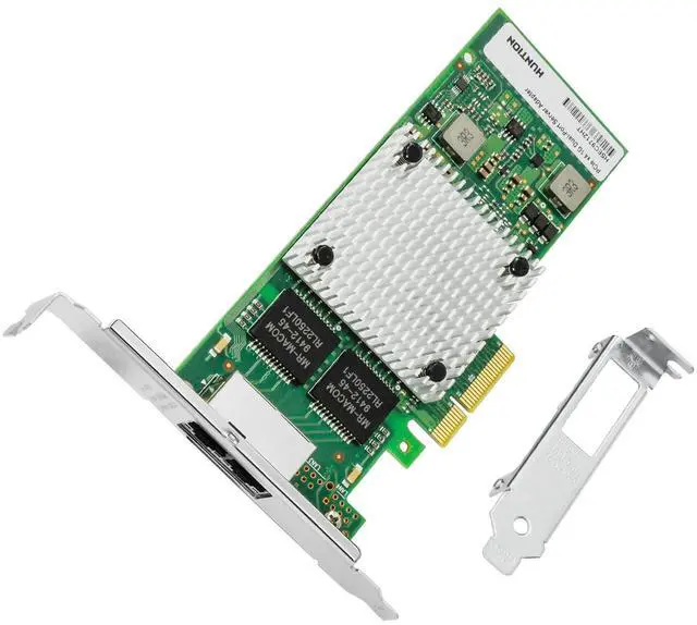 Main image of Gigabit Network Card,Dual-Ports RJ45 Copper Ethernet Adapter,with Intel I350-T2 Chip,PCI-Express v2.1 X4 NIC Support Windows/Windows Server/Linux/VMware,Compare to Intel I350-AM2