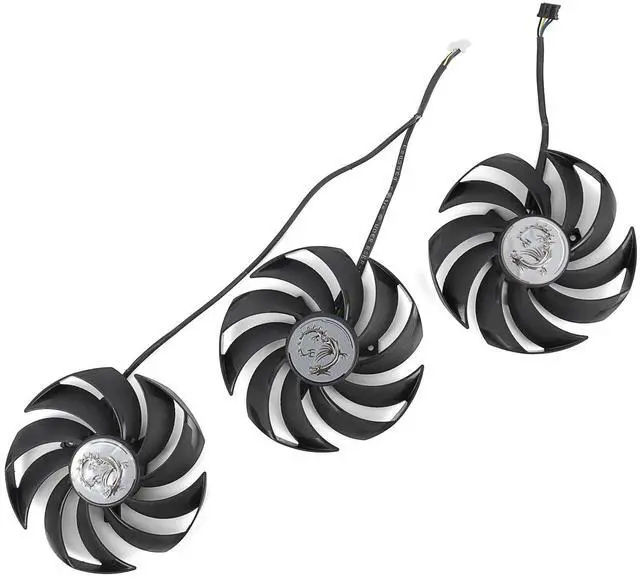 Main image of 95MM PLD10010B12HH Ball Bearing GPU Fan for MSI RTX 3070 3080 Ti 3090 SUPRIM X Graphics Card Cooling Fan (Fan-Full Set)