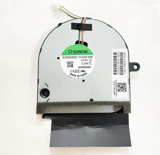 Alt view image 3 of 5 - Fleshy Leaf Replacement CPU+GPU Cooling Fan for HP Envy 17M-CG 17M-CG0013DX 17M-CG1013DX TPN-C146 Series DC5V 2.25W L87962-001 L87961-001 EG50040S1-1C210-S9A EG50040S1-1C220-S9A