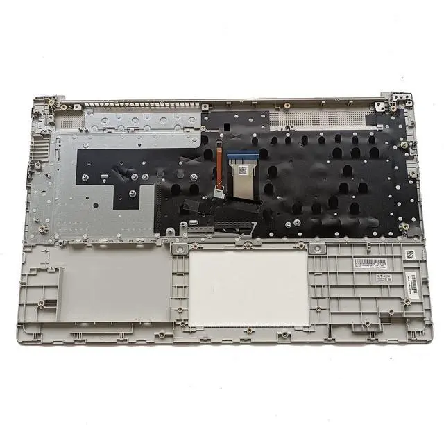 Alt view image 2 of 5 - LTPRPTS Replacement Laptop Upper Case Palmrest Backlit Keyboard Assembly Part for HP 17-CN 17-CP17T-CN 17Z-CP M50456-001 Silver