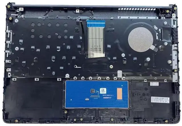 Alt view image 2 of 5 - LTPRPTS Replacement Laptop Upper Case Palmrest Backlit Keyboard Touchpad Assembly Part for HP 14-CF 14Z-DK 14S-CF 14S-DK 14-DF L24817-001 Black