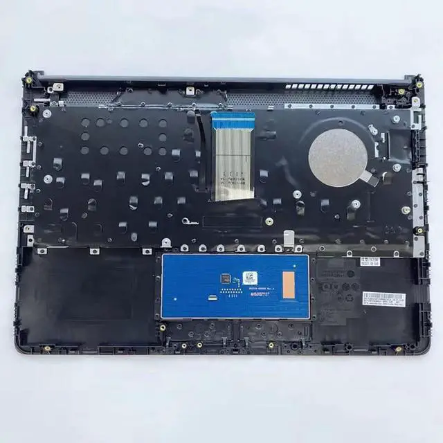 Alt view image 5 of 5 - LTPRPTS Replacement Laptop Upper Case Palmrest Backlit Keyboard Touchpad Assembly Part for HP 14-CF 14Z-DK 14S-CF 14S-DK 14-DF L24817-001 Black