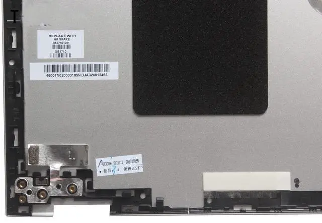 Alt view image 3 of 5 - LTPRPTS Replacement Laptop LCD Cover Back Rear Top Lid for HP Envy X360 Convert 15-AQ002LA 15-AQ104NN 15-AQ118CA 15-AQ055NA 15-AQ101NA 15-BW008LA 856799-001 Silver