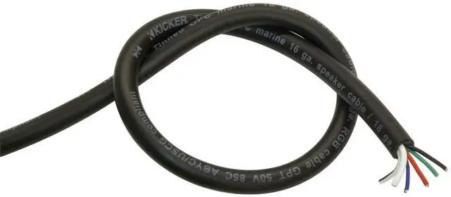 Alt view image 3 of 3 - Kicker 46KMWRGB150 Marine 16awg Speaker Wire + Marine 18awg RGB Wire, 150ft