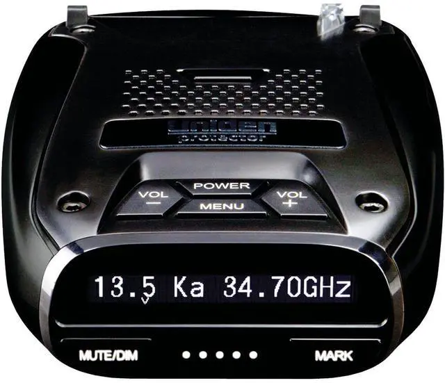 Main image of Uniden DFR7 Super Long Range Wide Band Laser/Radar Detector, Built-in GPS w/Mute Memory, Voice Alerts, Red Light & Speed Camera Alerts, OLED Display, Black