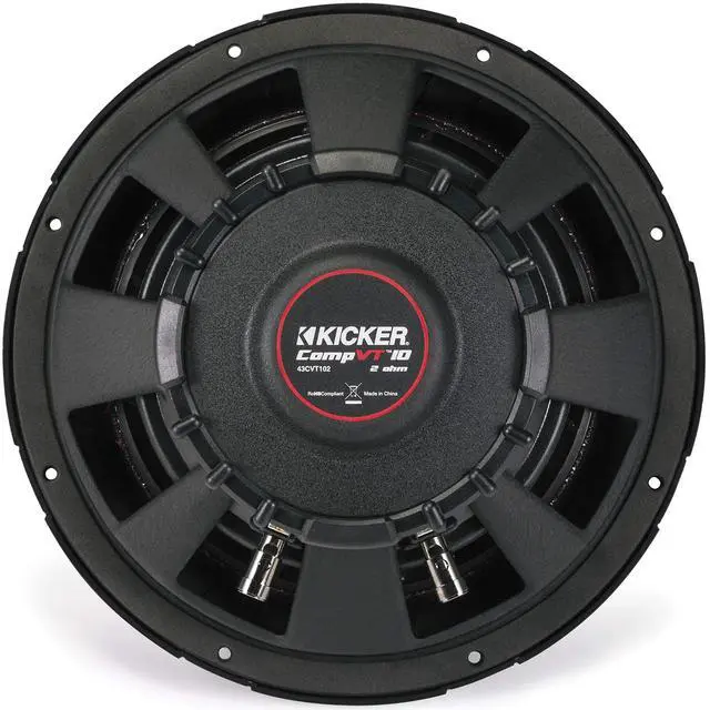 Alt view image 5 of 5 - Kicker CompVT 12-Inch (30cm) Subwoofer, SVC, 4-Ohm, 400W