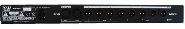 Alt view image 2 of 2 - Rolls RA163 8-Channel Distribution Amplifier