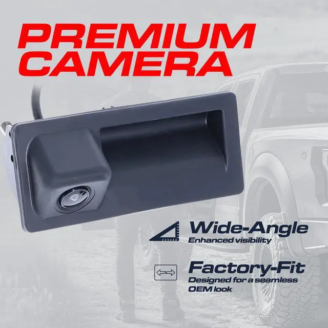 Alt view image 2 of 5 - Master Tailgaters Replacement for Audi A4/S4 (09-16), A5/S5 (08-17), A6/S6 (12-15), A7/S7 (12-18), Q3 (15-18), Q5/SQ5 (09-17)+Hybrid (13-16) Backup Camera OE Part # 5N0-827-566-AA, 5N0-827-566-C