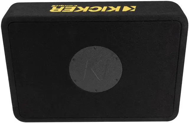 Alt view image 5 of 5 - Kicker 50TCWC104 CompC 10" Subwoofer in Thin Profile Enclosure 4-Ohm