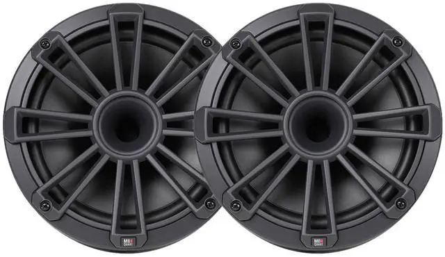 Main image of MB Quart NH2-120 Nautic 8 Inch Marine Compression Horn Speakers. Black, Silver and White Grills Included