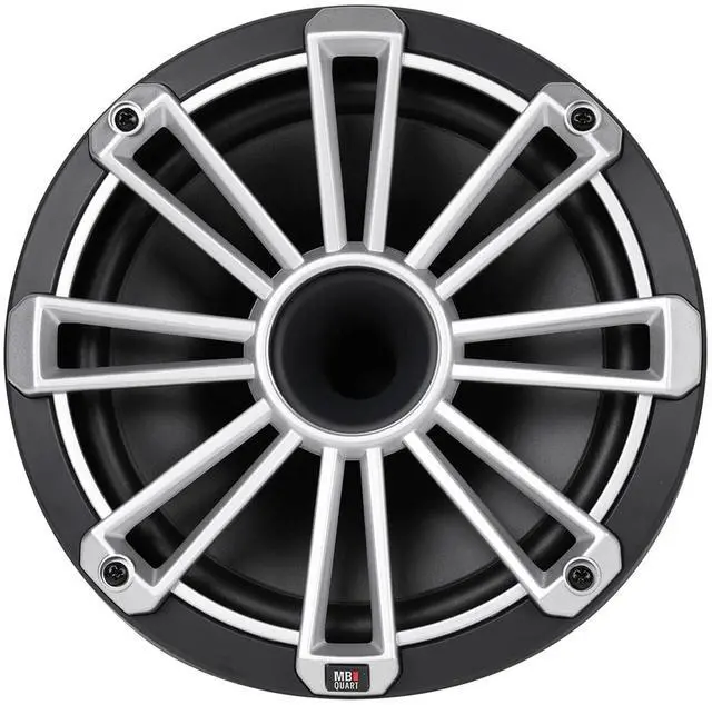 Alt view image 3 of 5 - MB Quart NH2-120 Nautic 8 Inch Marine Compression Horn Speakers. Black, Silver and White Grills Included