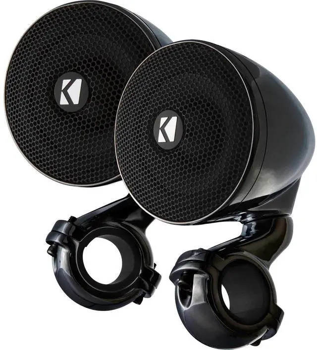 Main image of Kicker 47PSMB32 PSM 3" Powersports Weather Proof Enclosed Mini System; Black; 2-Ohm