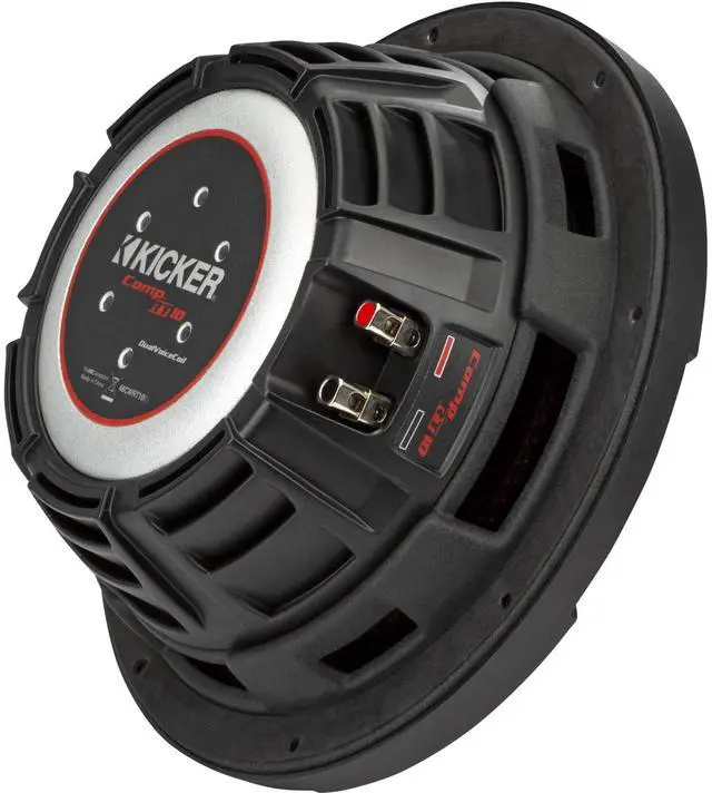 Alt view image 3 of 5 - Kicker 48CWRT104 CompRT 10" Subwoofer, DVC, 4-ohm