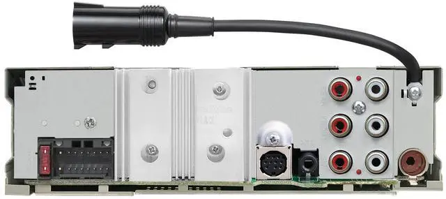 Alt view image 3 of 3 - KENWOOD KMR-D382BT (50W x 4Ch) Single Din Car/Marine Stereo Head Unit with Bluetooth, Hands-Free Calling, CD Player, USB, AM/FM Radio, SiriusXM Ready, All-Weather in-Dash Boat & Car Audio Receiver