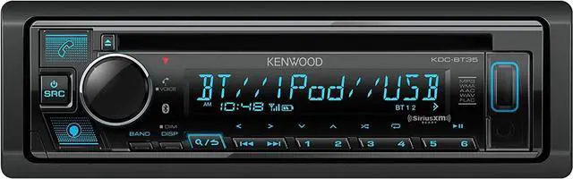 Alt view image 2 of 3 - KENWOOD KDC-BT35 CD Receiver, Bluetooth,Alexa Built-in, Front USB & AUX, Variable Illumination, SiriusXM Ready, Spotify, Pandora Link for iPhone or Android Phone | Plus SXV300V1 SiriusXM Tuner