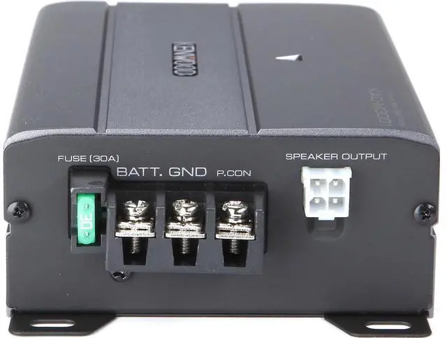 Alt view image 3 of 5 - Kenwood KAC-M3001 600W Class D Monoblock Compact Digital Car/ATV/Marine Certified Amplifier