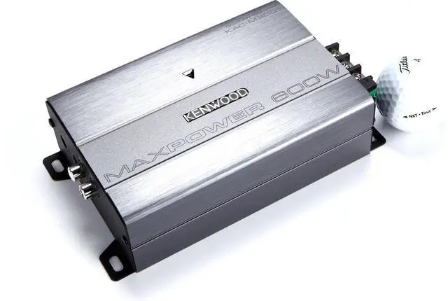Alt view image 5 of 5 - Kenwood KAC-M3001 600W Class D Monoblock Compact Digital Car/ATV/Marine Certified Amplifier