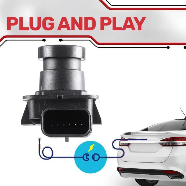 Alt view image 3 of 5 - Master Tailgaters Replacement for Ford Fiesta Hatchback/Fiesta ST (2018-2019) Backup Camera OE Part # D2BZ-19G490-E (D2BZ19G490E)