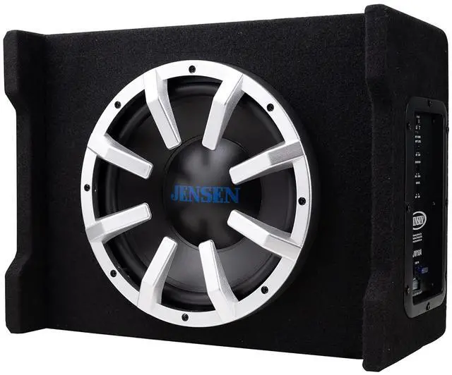 Main image of Jensen JW10A 10" Subwoofer in Multi-Mounting Vented Enlosure with Built-in MOSFET Powered Amplifer