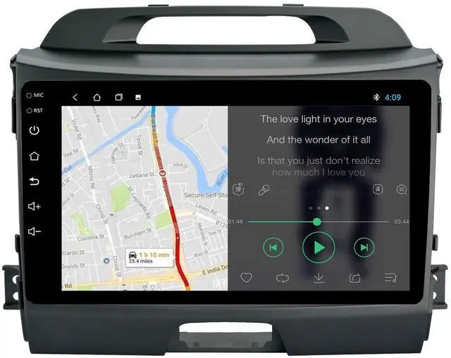 Main image of 2+32G for 2010-2016 Kia Sportage Radio,Android 10.1 Car Stereo GPS Navigation Bluetooth USB Player Mirror Link EZoneTronics