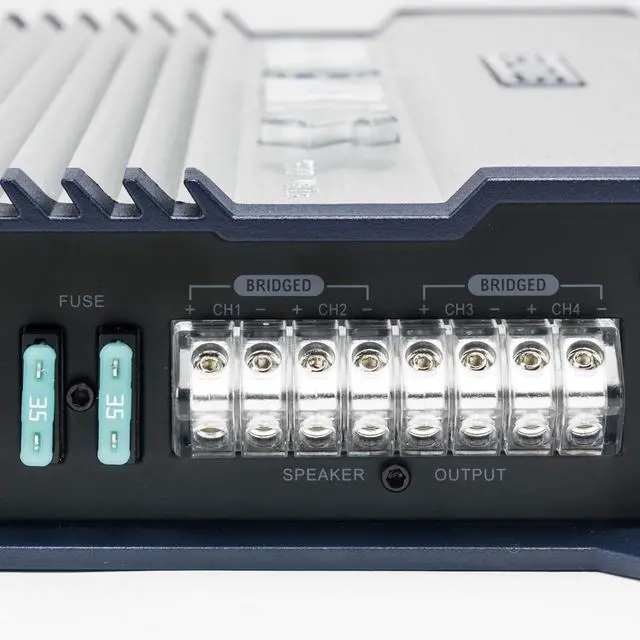 Alt view image 5 of 5 - 1200W RMS A/B 4 Channl Car Audio Amplifier