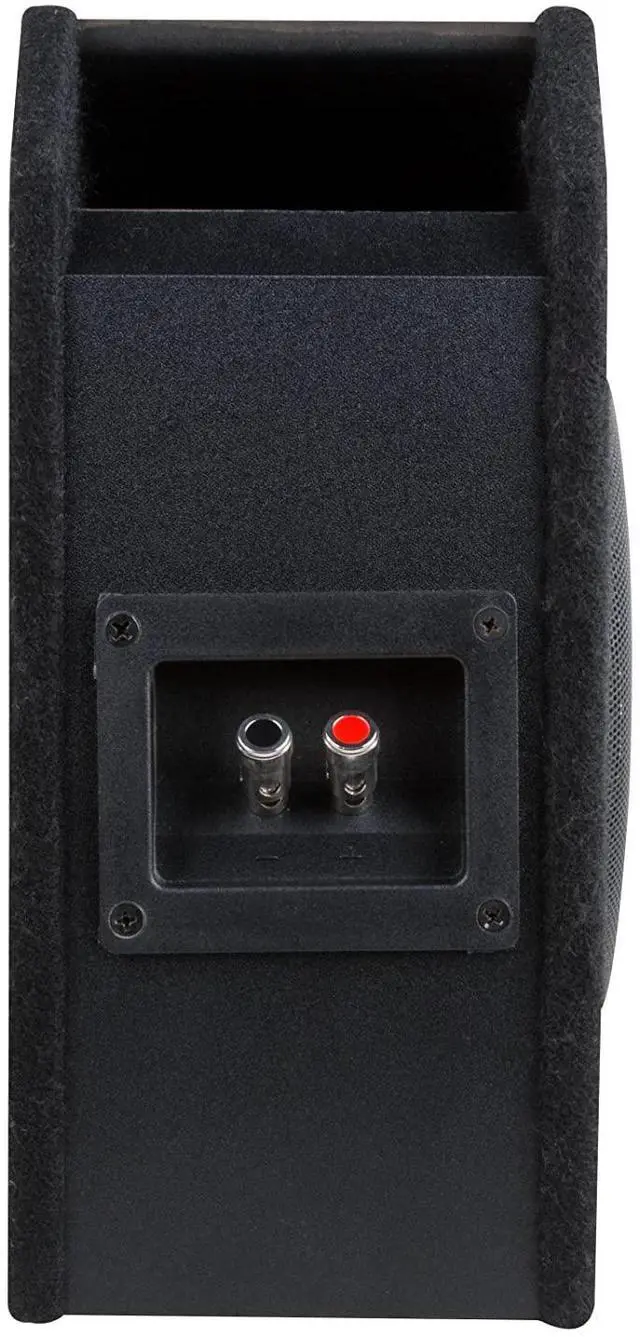 Alt view image 4 of 5 - Alphasonik Dynamis DCP8 8 inch 1000 Watts 4-Ohm Shallow Mount Flat Enclosed Sub woofer in Ported Vented Box for Tight Spaces in Cars and Trucks, Slim Thin Loaded Subwoofer Custom Port Bass Enclosure